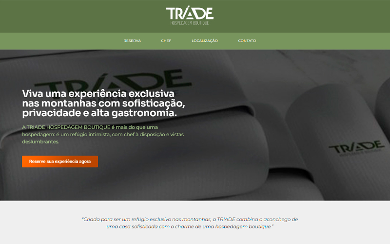 Criação de site para negócio lociais